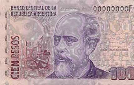 El Billete de 100 pesos