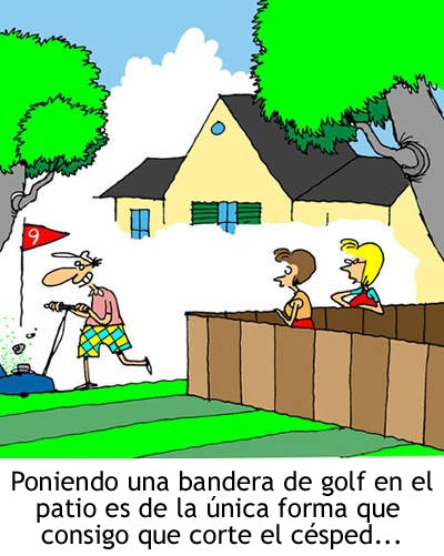 Todo sea por el golf